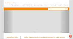 Desktop Screenshot of desertmaroc-tours.com